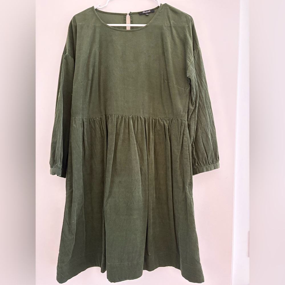 Madewell Forest Green Long-Sleeve Top